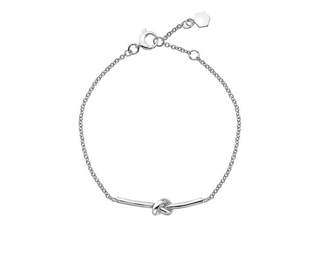 Silver Knot Bracelet - 925 Sterling Silver by FANCI Fine Jewellery, Southampton, UK