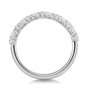 Pear Lab Grown Diamond Half Eternity Ring In White Gold By FANCI Fine Jewellery, Southampton, UK.