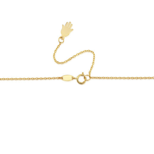 9ct Yellow Gold Infinity Knot Bracelet With Adjustable Clasp by FANCI Fine Jewellery, Southampton, UK.