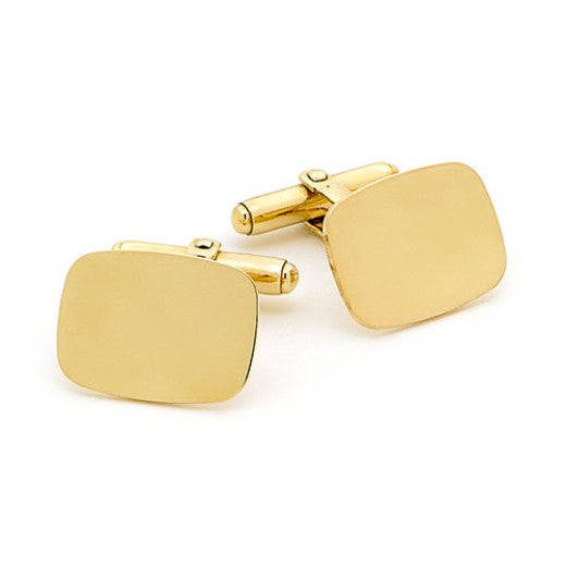 9ct Yellow Gold Oval Gentleman's Cufflinks by FANCI Fine Jewellery, Southampton, UK.