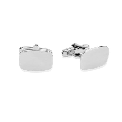 Sterling Silver 925 Rectangular Gentleman's Cufflinks Cufflinks by FANCI Fine Jewellery, Southampton, UK.