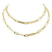 9ct Yellow Gold Links Necklace by FANCI Fine Jewellery, Southampton, UK.