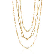 9ct Yellow Gold Multi-Strand Necklace by FANCI Fine Jewellery, Southampton, UK.