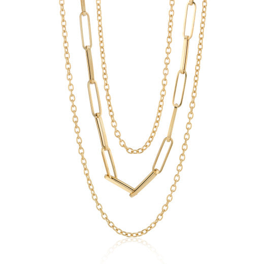 9ct Yellow Gold Multi-Strand Necklace by FANCI Fine Jewellery, Southampton, UK.