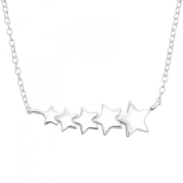 Stars Silver Necklace by FANCI Fine Jewellery, Southampton, UK.