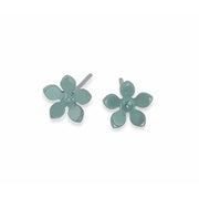 Colourful Five Petal Stud Earrings - 10 Colours